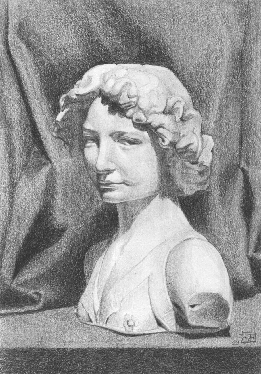 dibujo-busto-grafito