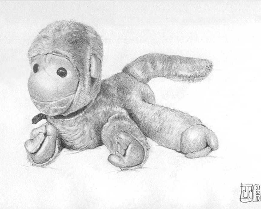 dibujo-peluche-grafito