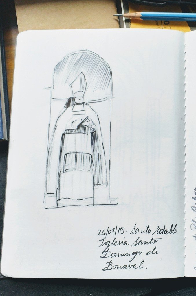 Dibujo santo rotulador