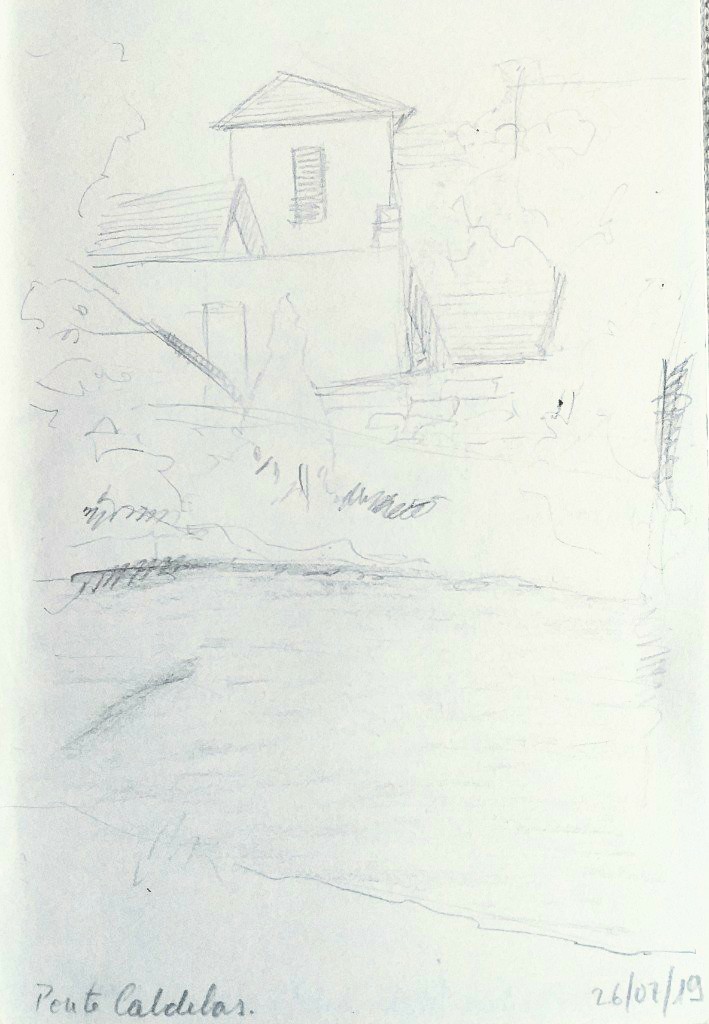 Dibujo paseo fluvial