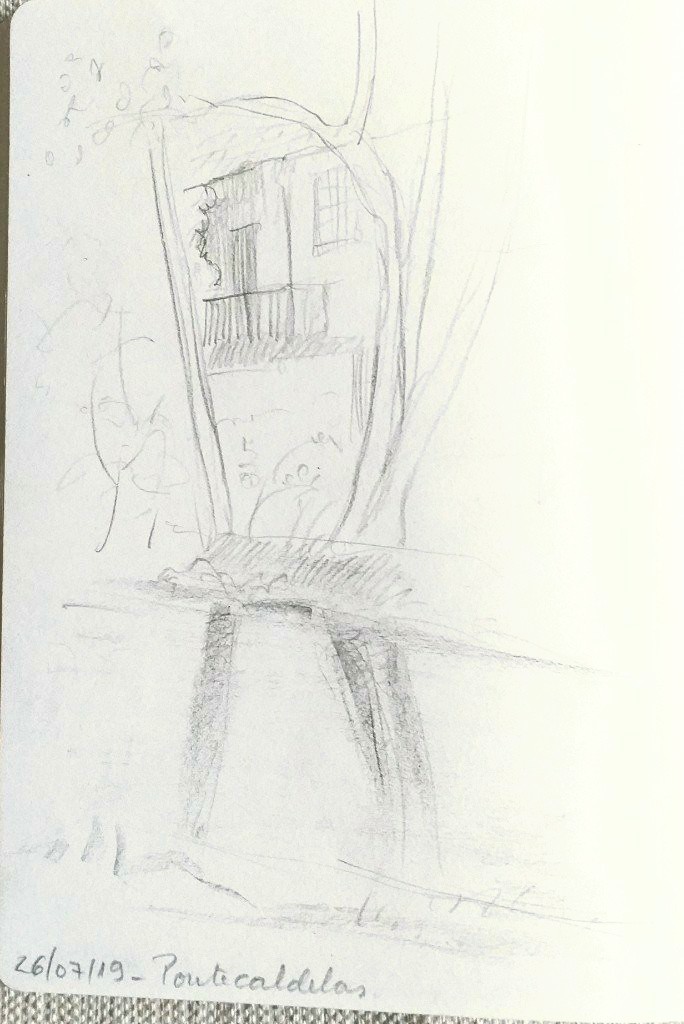 Dibujo paseo fluvial