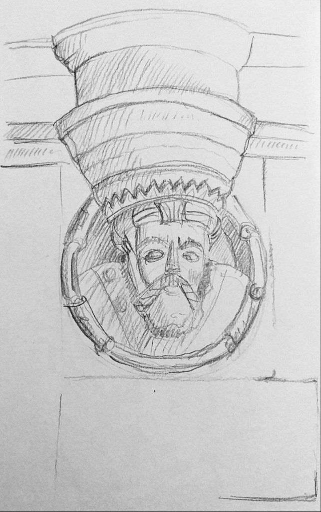 Dibujo bajo relieve, grafito