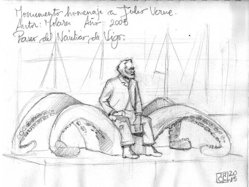 Monumento a Julio Verne Vigo