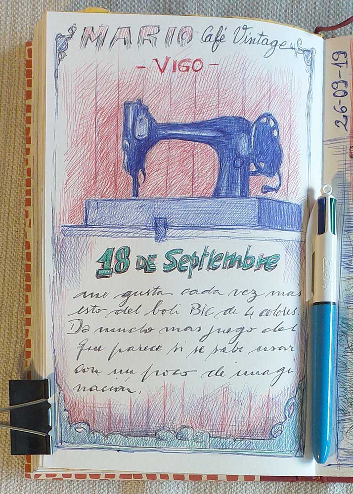 Dibujo boligrafo BIC