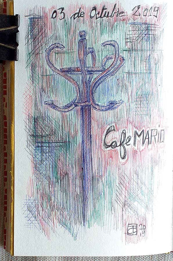 Perchero boligrafo BIC