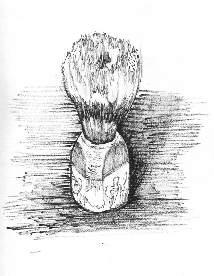 Dibujo brocha a tinta