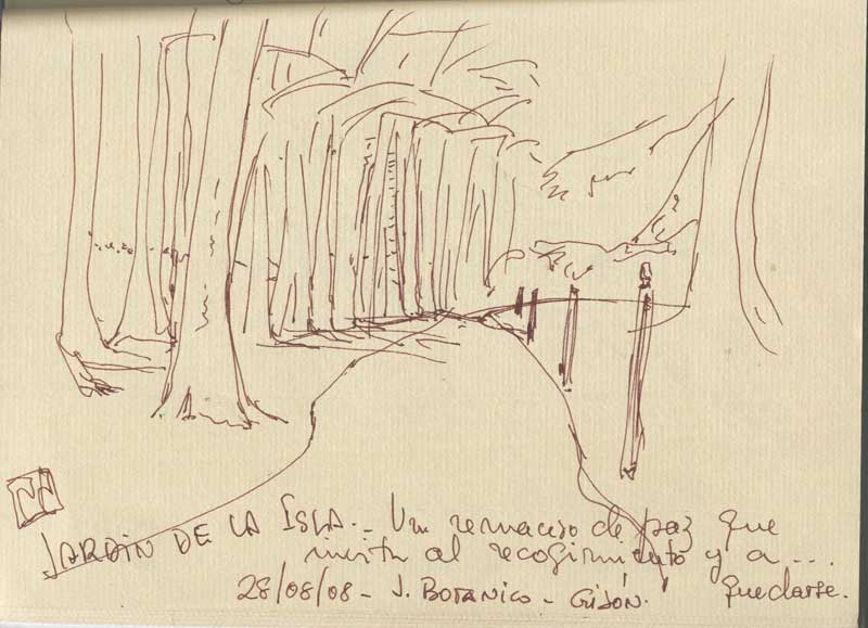 dibujo camino lineas