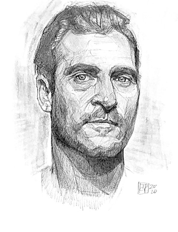 Retrato Joaquin Phoenix